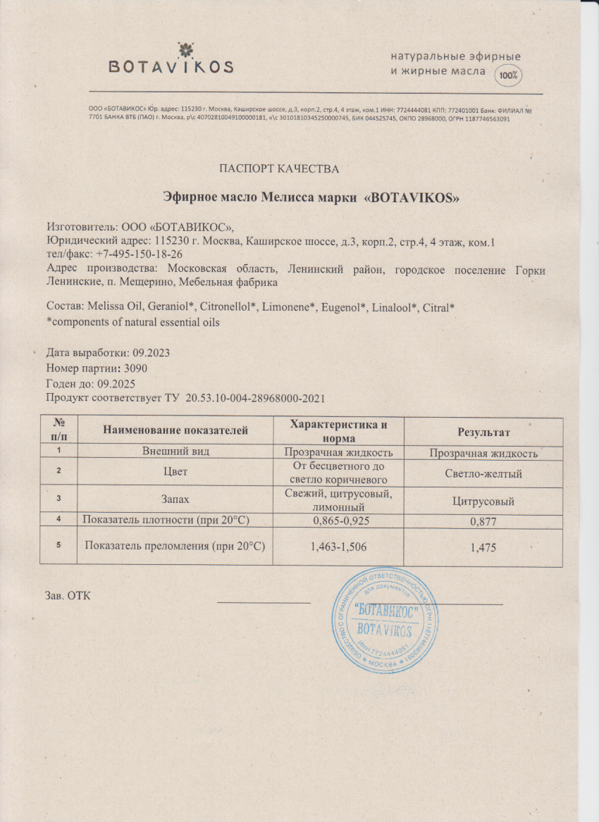 Паспорт №092023